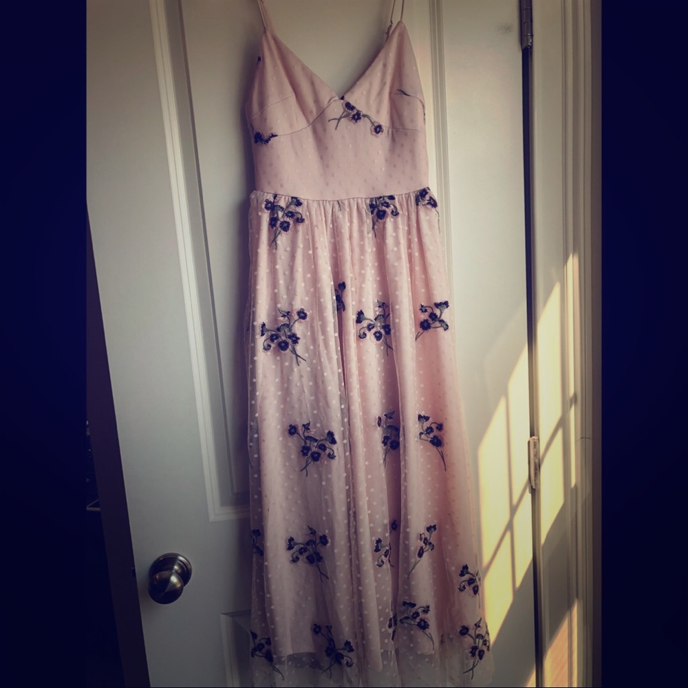 H&M tulle midi dress